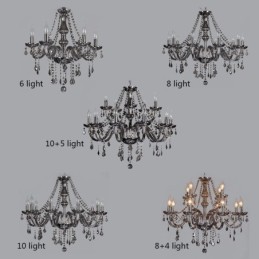 Lustre en cristal élégant de style européen