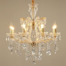 Lustre en cristal élégant, suspension européenne