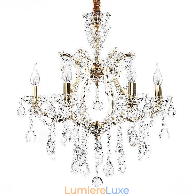 Lustre en cristal élégant, suspension européenne