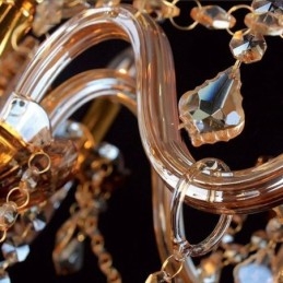 Lustre en cristal de luxe, plafonnier européen