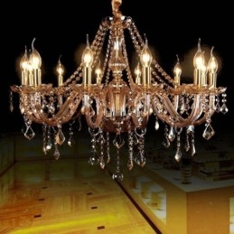 Grand lustre en cristal de luxe européen
