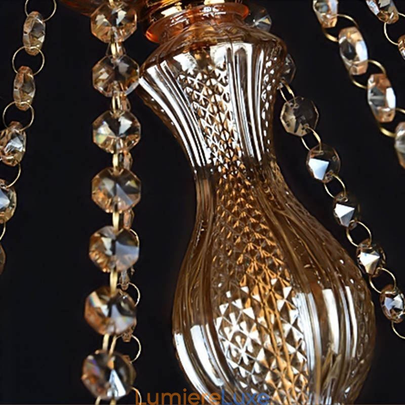 Grand lustre en cristal de luxe européen