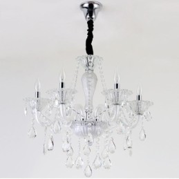 Lustre en cristal européen élégant, suspension