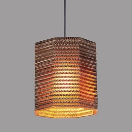 Suspension 1 lumière en tissu moderne