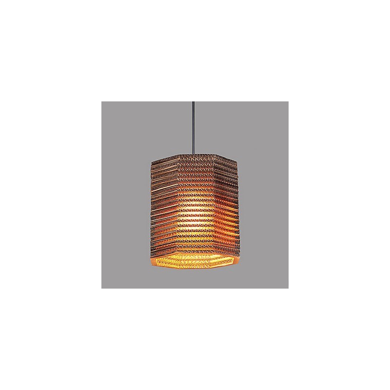 Suspension 1 lumière en tissu moderne