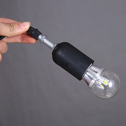 Suspension 1 lumière en tissu moderne