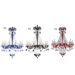 Lustre en cristal européen élégant, suspension
