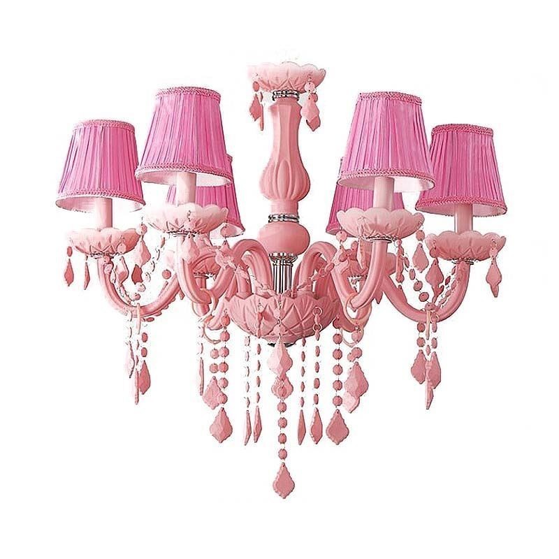 Lustre en cristal élégant, grande suspension européenne