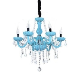 Lustre en cristal créatif, suspension européenne élégante