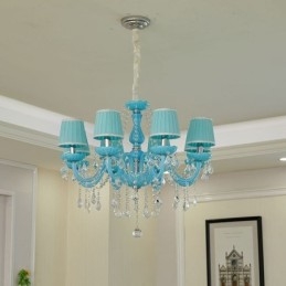 Lustre en cristal créatif, suspension européenne élégante