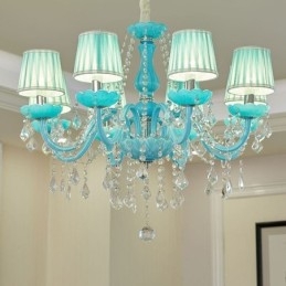 Lustre en cristal créatif, suspension européenne élégante