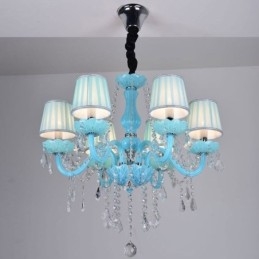 Lustre en cristal créatif, suspension européenne élégante