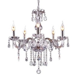 Lustre en cristal élégant, suspension européenne moderne