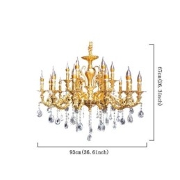 Lustre en cristal moderne de luxe, éclairage de plafond, éclairage de décoration pour la maison