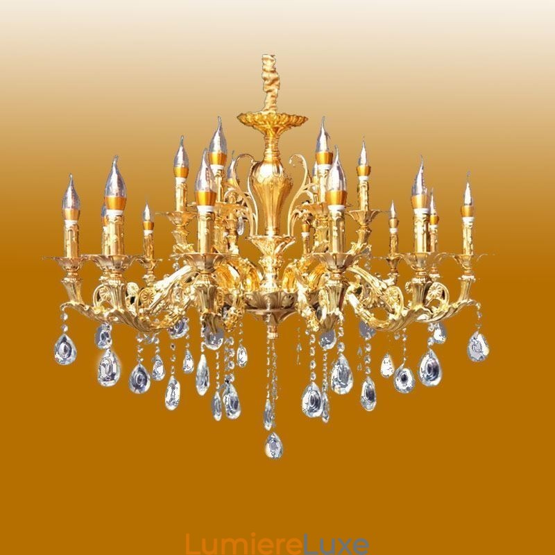 Lustre en cristal moderne de luxe, éclairage de plafond, éclairage de décoration pour la maison