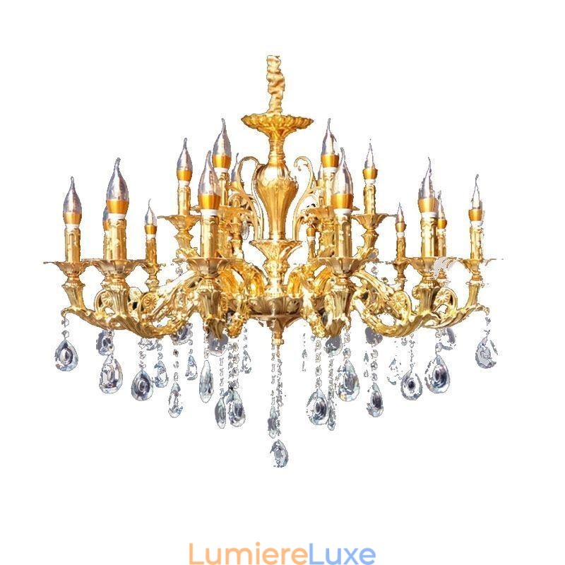 Lustre en cristal moderne de luxe, éclairage de plafond, éclairage de décoration pour la maison