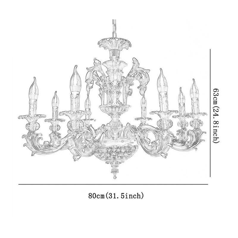 Lustre en cristal moderne de luxe, éclairage de plafond pour la maison, lampe créative
