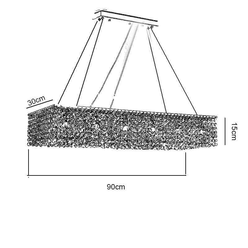 Lustre européen en cristal de luxe avec 12 lumières