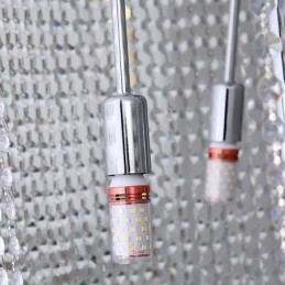 Lustre en cristal de luxe, décoration moderne, plafonnier avec 36 lumières