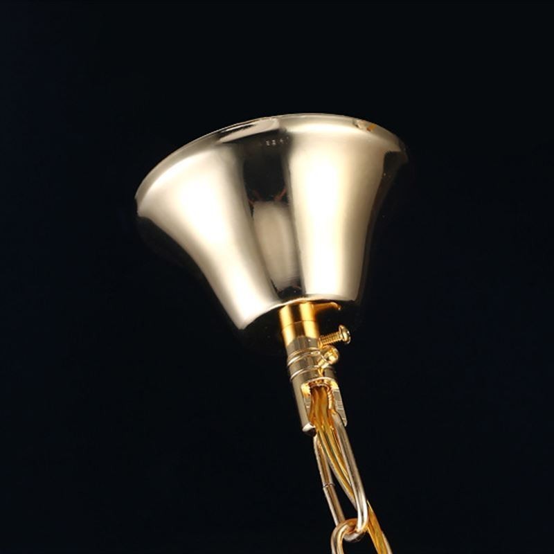 Lustre en cristal de luxe, suspension moderne et élégante