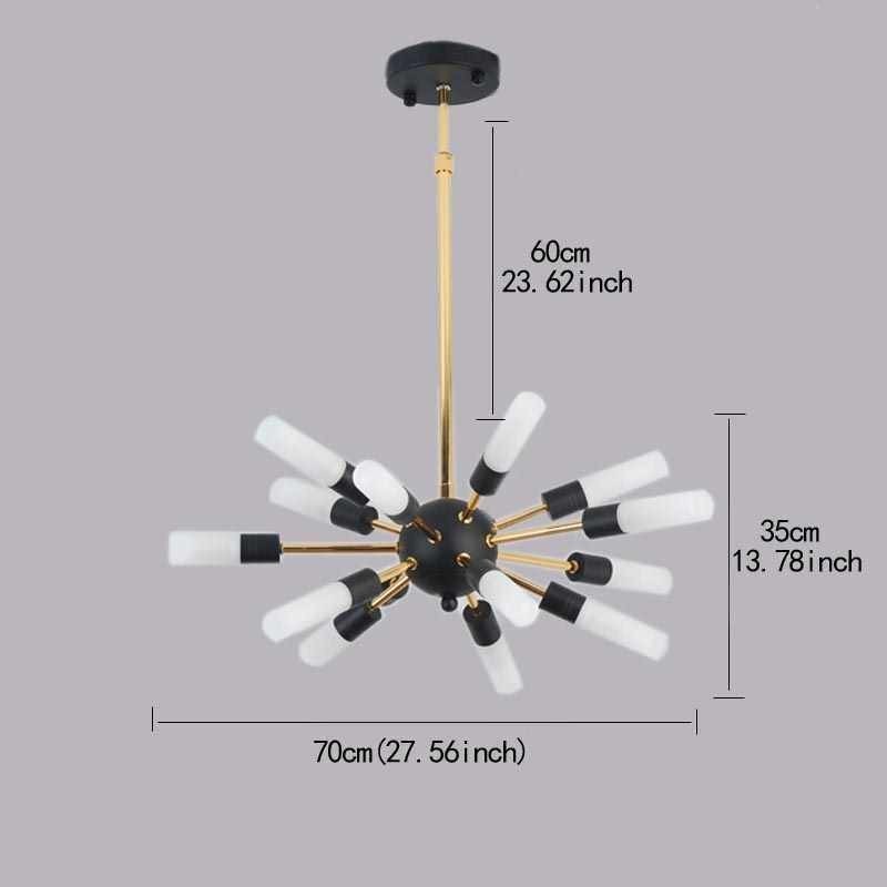 Lampe suspendue nordique créative ronde