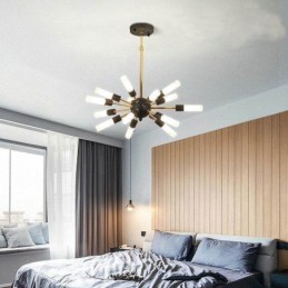 Lampe suspendue nordique créative ronde