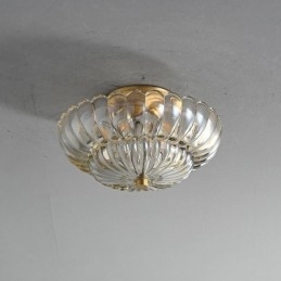 Plafonnier moderne à montage encastré avec base en forme de lotus