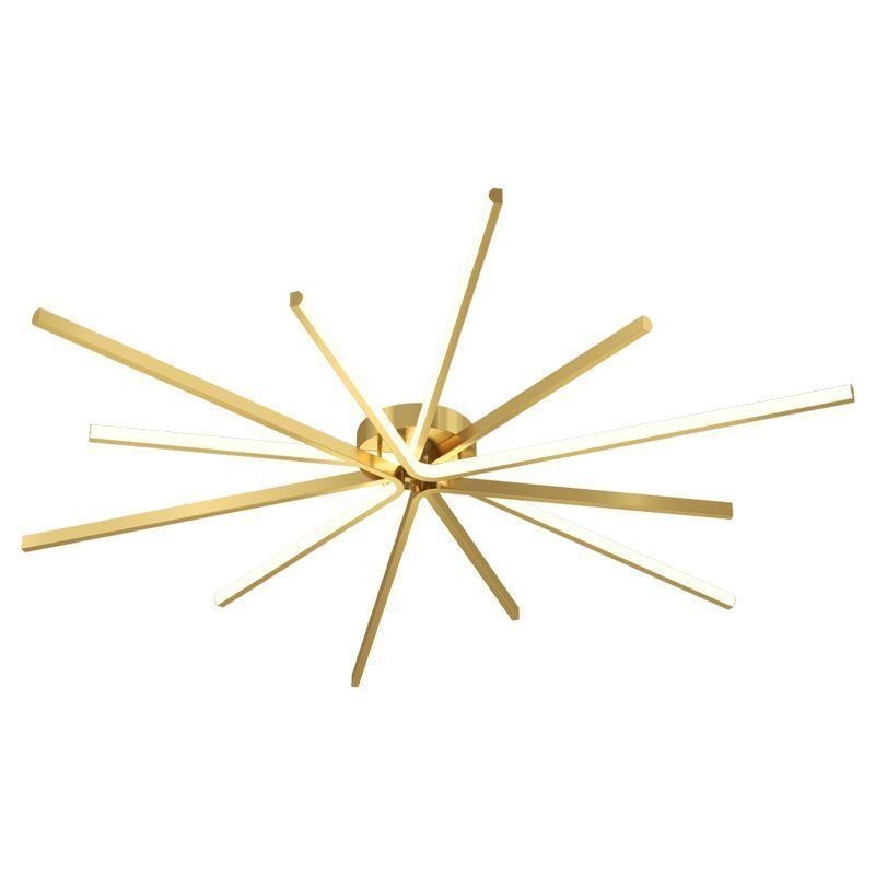 Plafonnier encastré moderne minimaliste en forme de feux d'artifice