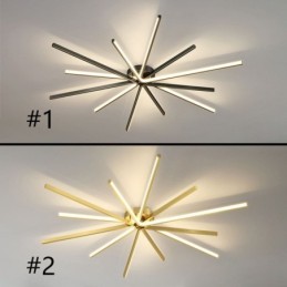 Plafonnier encastré moderne minimaliste en forme de feux d'artifice