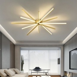 Plafonnier encastré moderne minimaliste en forme de feux d'artifice