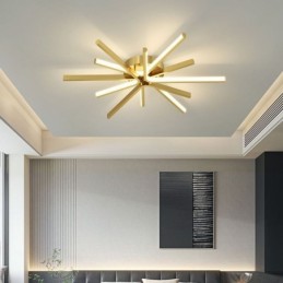 Plafonnier encastré moderne minimaliste en forme de feux d'artifice