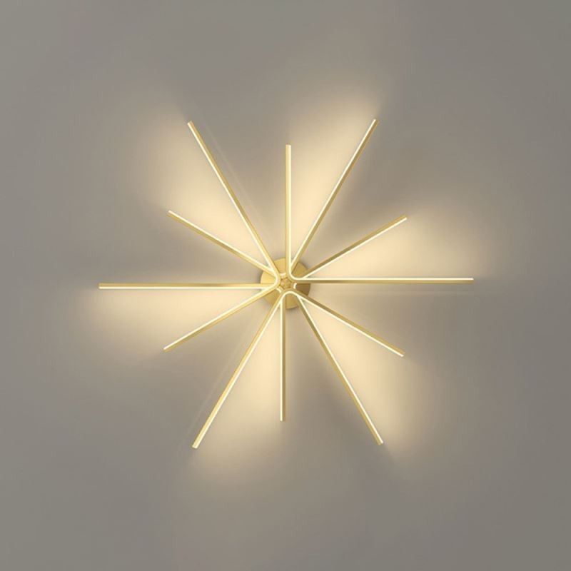 Plafonnier encastré moderne minimaliste en forme de feux d'artifice