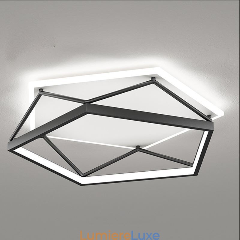 Plafonnier encastré creux tridimensionnel 55 cm