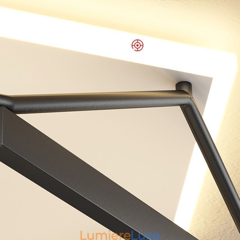 Plafonnier encastré creux tridimensionnel 55 cm