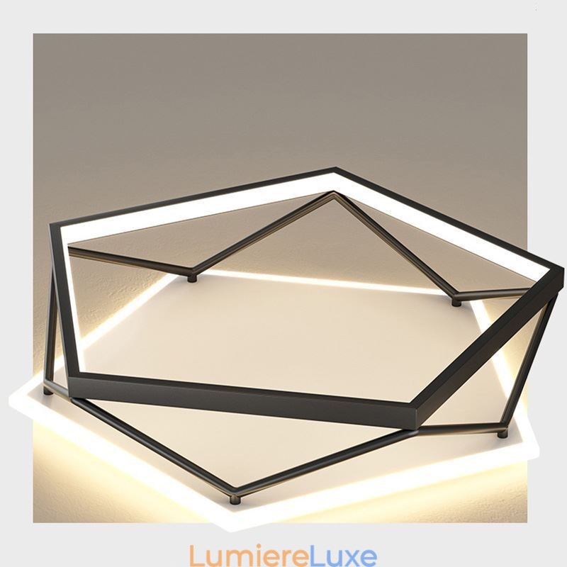 Plafonnier encastré creux tridimensionnel 55 cm