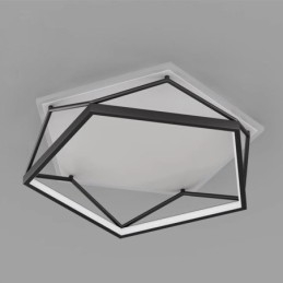 Plafonnier encastré creux tridimensionnel 55 cm