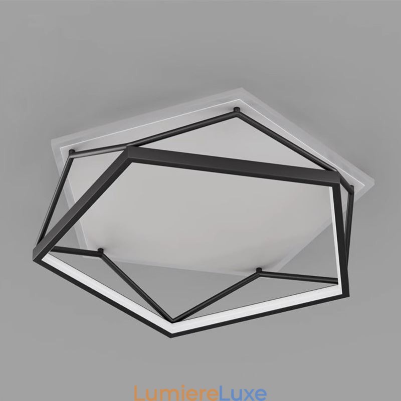 Plafonnier encastré creux tridimensionnel 55 cm