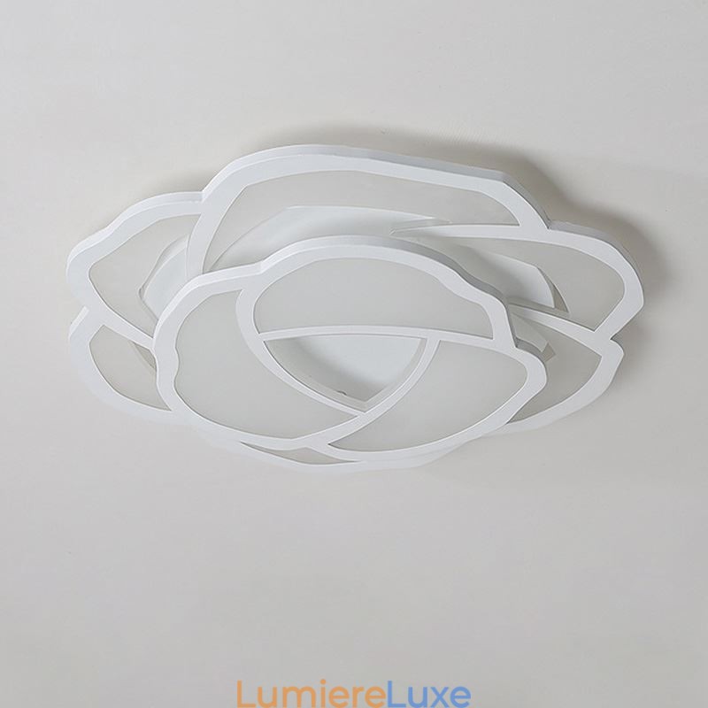 Plafonnier moderne simple en acrylique à montage encastré, 52 cm