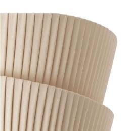 Plafonnier encastré Wabi Sabi de style crème français avec abat-jour en tissu double couche