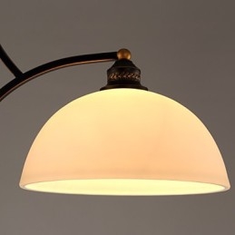 Plafonniers rétro minimalistes Plafonniers en verre de style européen Lampe