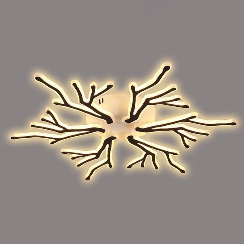 Plafonnier encastré en acrylique à branches