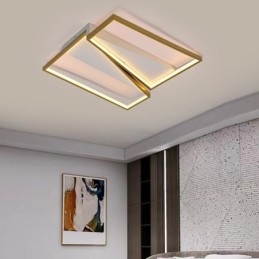 Plafonnier trapèze en mosaïque minimaliste encastré