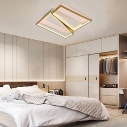 Plafonnier trapèze en mosaïque minimaliste encastré