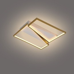 Plafonnier trapèze en mosaïque minimaliste encastré