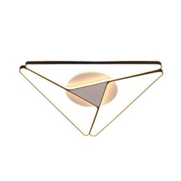 Plafonnier triangulaire minimaliste encastré