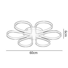 Plafonnier encastré minimaliste Clover