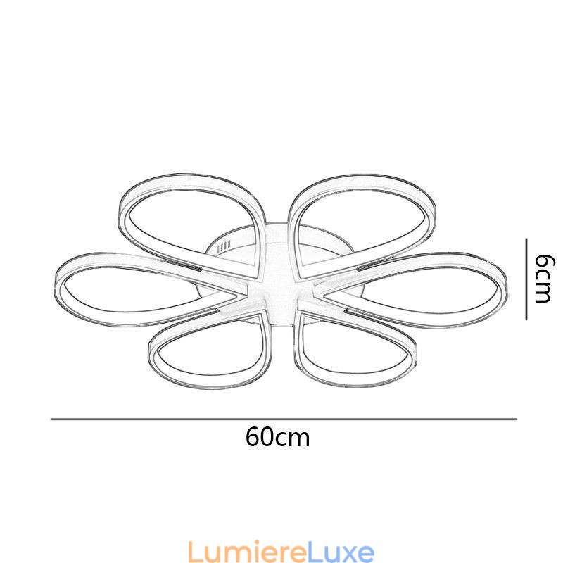 Plafonnier encastré minimaliste Clover