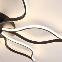 Plafonnier encastré minimaliste à cinq feuilles en forme de fleur