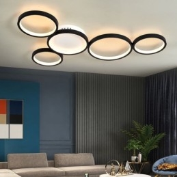 Plafonnier moderne en aluminium à encastrer