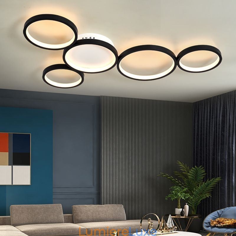 Plafonnier moderne en aluminium à encastrer